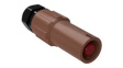 SPPC-PWL-LS-L1-BR-S-120-M Brown Cable / Line Source Connector, 400A