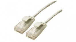 21.15.3900, Patch Cable, RJ45 Plug - RJ45 Plug, Patch Cable, U/UTP, 150mm, Grey, Roline