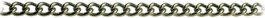 120712027, Curb chain, nickel-plated 2.0 mm, Campbell