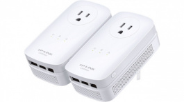 TL-PA8030P KIT(CH), Gigabit Passthrough Powerline Starter Kit 3 x 10/100/1000 1300 Mbps, TP-Link