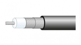ENVIROFLEX B316 D [100 м], Coaxial Cable RG-316D LSZH 3.16mm 50Ohm Copper-Plated, Silver-Plated Steel Black 100m, Huber+Suhner