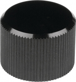 539.613, Instrument knob black anodised 35 mm, Mentor