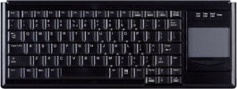 AK-4400-GU-B/US, Keyboard with touchpad US USB Black, Active Key