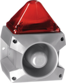 PA X 5-05 230 AC RO 7035, Flashing sounder red, Pfannenberg