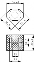 B65887-E160-A41 [2 шт], RM14 core set N41 PU=2 ST, TDK-Epcos