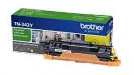 TN243Y, Toner Cartridge, 1000 Sheets, Yellow, Brother