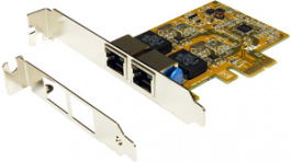 EX-6072-3, Network Interface Card PCI-E x1 2x 10/100/1000, Exsys