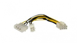 EPS48ADAP, Power Extension Cable 152mm Black / Yellow, StarTech.com
