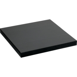 POM-C BLACK 495X300X10, Пластиковая пластина 495 x 300 x 10 mm, Amsler & Frey