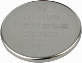 CR2430, Button cell battery Lithium 3 V 285 mAh, Renata
