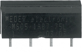 MS05-1A87-75L, Reed Relay 1 Make Contact (NO) 200 VDC 0.5 A, MEDER