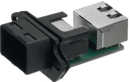 09452451102, Wall Jack PushPull 8/8 RJ45, Harting