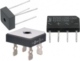B500C3700A [500 шт], Мостовые выпрямители 1000 V 2.7 A SIL уп-ку=500 ST, Diotec Semiconductor