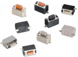 434111043826, Tactile Switch SMT White, WURTH Elektronik