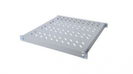 DN-97644, Fixed Shelf with Adjustable Rails for 19" Cabinets, 350mm, Grey, DIGITUS