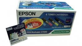 S050268, Economy Pack Toner CMYB Cyan / Magenta / Yellow / Black, Epson