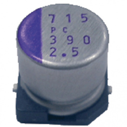 4SVPC560MX, Polymer capacitor, SMD 560 uF 4 VDC, Panasonic