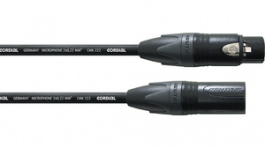 CPM 1 FM, Microphone Cable Assembly&nbsp;&nbsp; 2 x0.22 mm2 Black, 1.0 m, Cordial