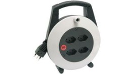 1094732, Extension Cable Reel Vario-Line IP20 PVC 15m 4x Type J (T13) - Type J (T12), Brennenstuhl
