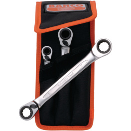 S4RM/3T, Набор ключей; накидной,с трещоткой, Bahco