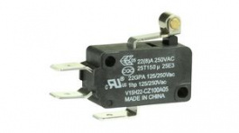 V15H22-CZ100A05, Микропереключатель; с рычагом (с роликом); SPDT; 22A/250ВAC, Honeywell