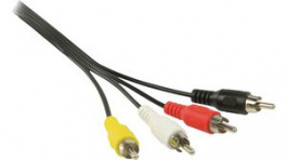 CVGP24400BK20, RCA Video Cable 4x RCA Plug - 4x RCA Plug 2m, Nedis (HQ)