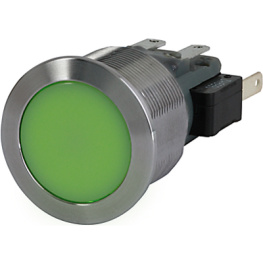 1241.7036.1122000, Pushbutton Switch, Vandal Proof 22 mm 250 VAC 3 A 1CO, Schurter