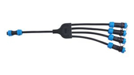 206001060, Industrial 4-Way Interface Splitter for SenseCAP Sensor Hub, IP68, MODBUS/RS485, Seeed