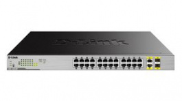 DGS-1026MP, PoE Switch, Unmanaged, 1Gbps, 370W, RJ45 Ports 26, PoE Ports 24, D-Link