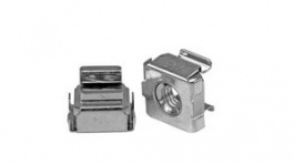 CABCAGENUTS2 [100 шт], Cage Nuts, Pack of 100 Pieces, M5, 12mm, Nickel-Plated Steel, StarTech.com