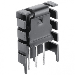 KU-0334-AL-ST-1,2MM-3-A-SE-SG, Heat sink 32 mm 16 K/W black anodised, Kunze Folien