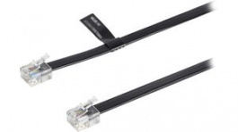 VLTP90300B100, Telecom Cable 10 m Black, Valueline