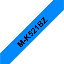 MK-521, Label Tape 9 mm Black on Blue 8 m, Brother