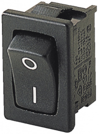 1808.2302, Rocker switch 1P 6 A 250 VAC, Marquardt