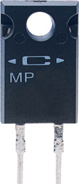 MP925-50,0K-1%, Power resistor 50 kOhm 25 W +- 1 %, Caddock
