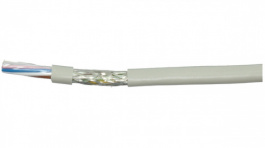 LI-YCY 3X0,34 mm2 [500 м], Control cable 3 x 0.34 mm2 Shielded Bare Copper Stranded Wire Grey, Cabloswiss