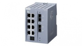 6GK5108-2BD00-2AB2, Ethernet Switch, RJ45 Ports 8, Fibre Ports 2SC, 100Mbps, Unmanaged, Siemens