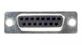 F15S0G1, D-Sub Connector 15 Poles, Socket, Solder Cup, FCT