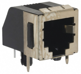 5555154-1, Гнездо; RJ12; PIN:6; Кат:3; экранированный, со стопором панели, TE Connectivity