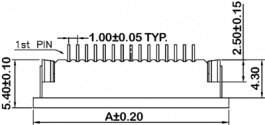 68612014122, Connector FFC/FPC 20P, WURTH Elektronik