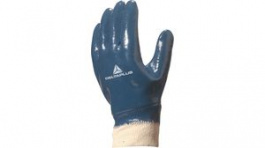 NI15510, Full Nitrle-Coated Gloves Size=10 Blue, Delta Plus
