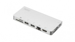 DA-70866, 8-Port USB-C Docking Station, DIGITUS