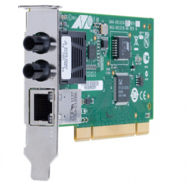 AT-2701FTXA/ST-001, Сетевая карта PCI 1x 10/100 1x 100FX ST/MM, Allied Telesis