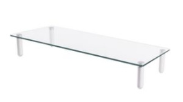 DA-90358, Glass Monitor Riser, 20kg, 560x210x80mm, DIGITUS