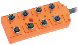 ASBV 8/LED 5-242/10M, Actuator-sensor box, 8-way ASBV 8/LED 5-242/10M, Lumberg Automation (Belden brand)