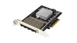PEX10GSFP4I, PCI Express 10 Gigabit NIC Server Adapter Network Card 4x SFP+ PCI-E x8, StarTech.com