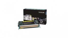 C746A1YG, Toner Cartridge, 7000 Sheets, Yellow, Lexmark
