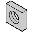 21100-359 [100 шт] Square nut PU=100 ST