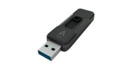 VP3128G, USB Stick with Slide-In Connector, 128GB, USB 3.1, Black, V7