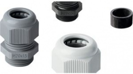 50.625PA/SW, Cable Gland, M25 x 1.5, Polyamide 6, Black, JACOB